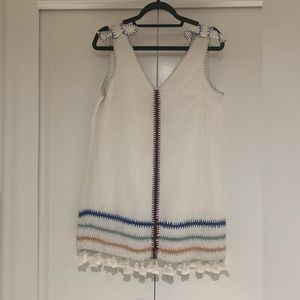 Red Carter Cover-Up Mini Dress